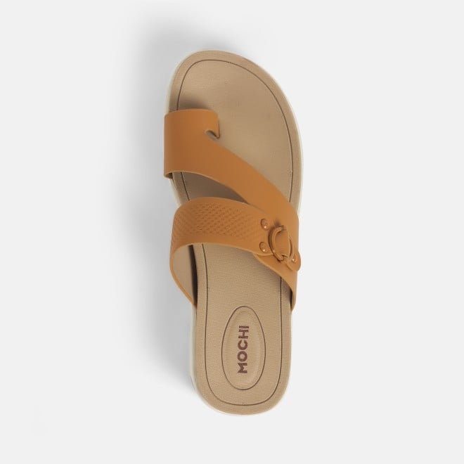 Mochi Women Yellow Casual Slip Ons (SKU: 32-1396-33-36)
