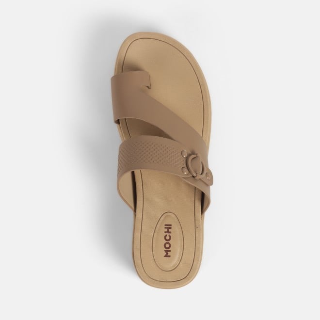 Mochi Women Beige-red Casual Slip Ons (SKU: 32-1396-89-36)