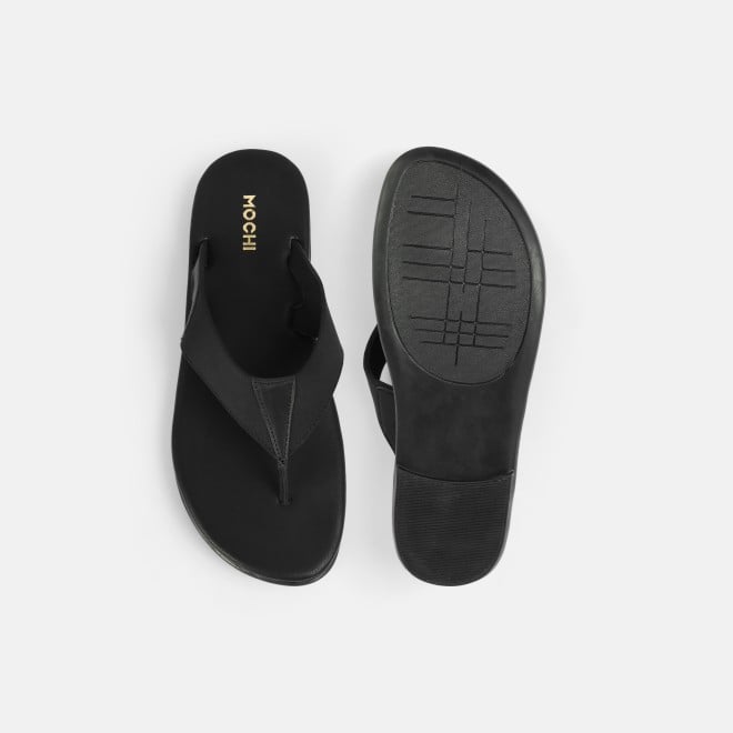 Mochi Women Black Casual Slippers (SKU: 32-1416l-11-42)