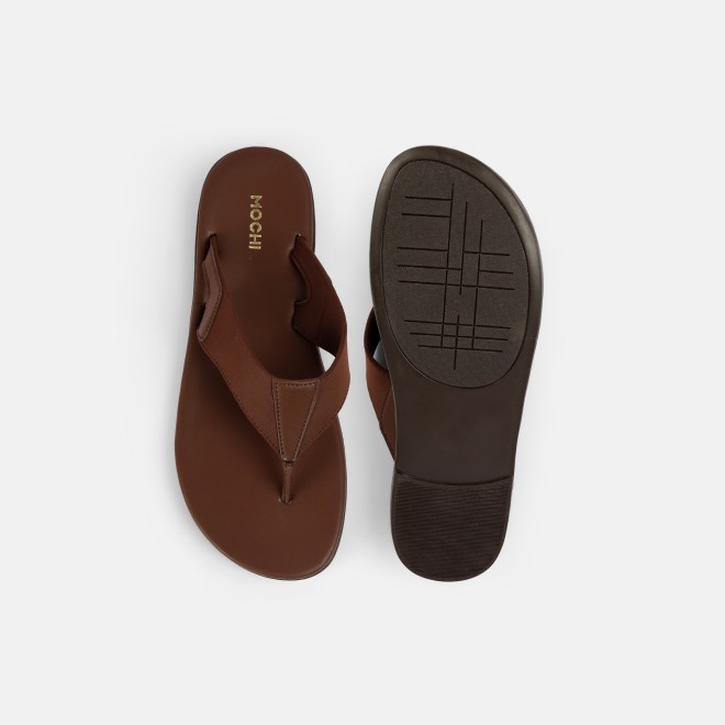 Mochi Women Brown Casual Slippers (SKU: 32-1416-12-36)