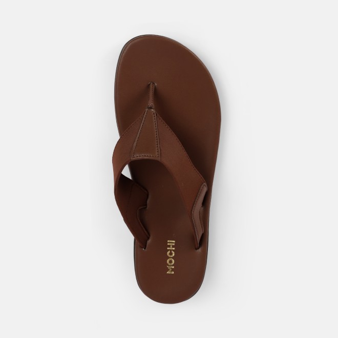 Mochi Women Brown Casual Slippers (SKU: 32-1416-12-36)