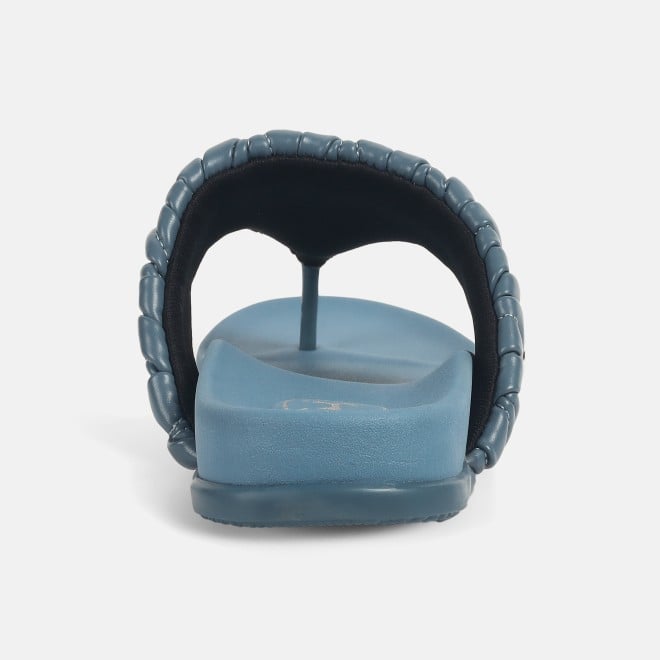 Mochi Women Blue Casual Slippers (SKU: 32-1428-45-36)