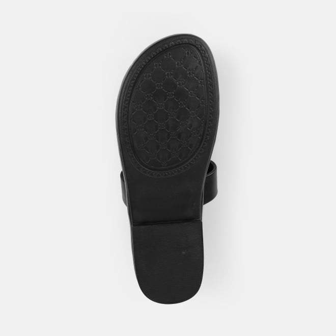 Mochi Women Black Ethnic Slippers (SKU: 32-1461-11-36)