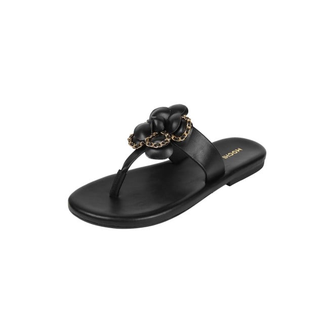 Mochi Women Black Casual Slippers (SKU: 32-1462-11-36)