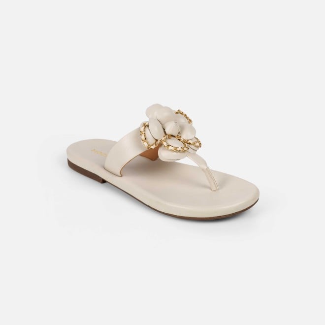 Mochi Women Off-white Casual Slippers (SKU: 32-1462-66-36)