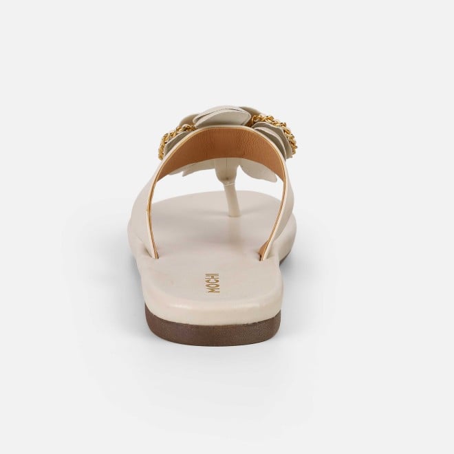 Mochi Women Off-white Casual Slippers (SKU: 32-1462-66-36)