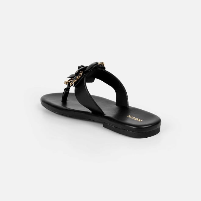 Mochi Women Black Casual Slippers (SKU: 32-1462-11-36)