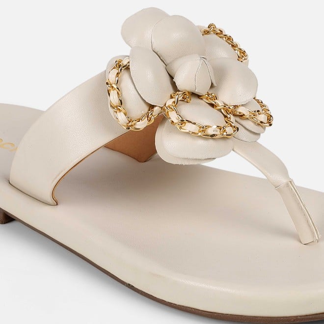 Mochi Women Off-white Casual Slippers (SKU: 32-1462-66-36)