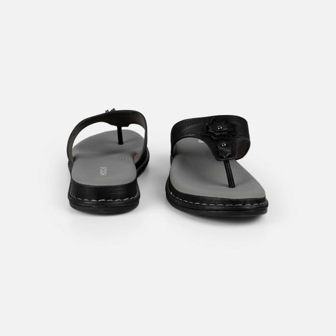 Mochi Women Black Casual Slippers (SKU: 32-1467-11-36)