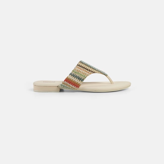 Mochi Women Off-white Casual Slippers (SKU: 32-1470-66-36)