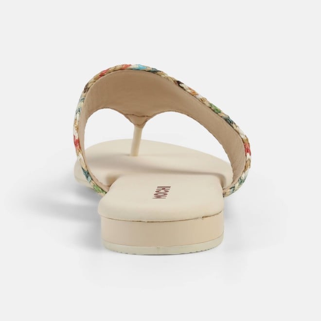 Mochi Women Off-white Casual Slippers (SKU: 32-1470-66-36)
