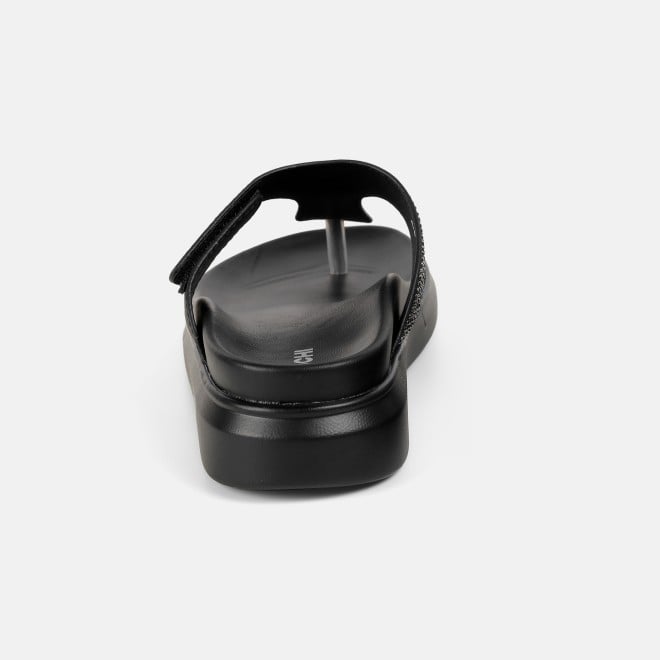 Mochi Women Black Casual Slippers (SKU: 32-1473-11-36)