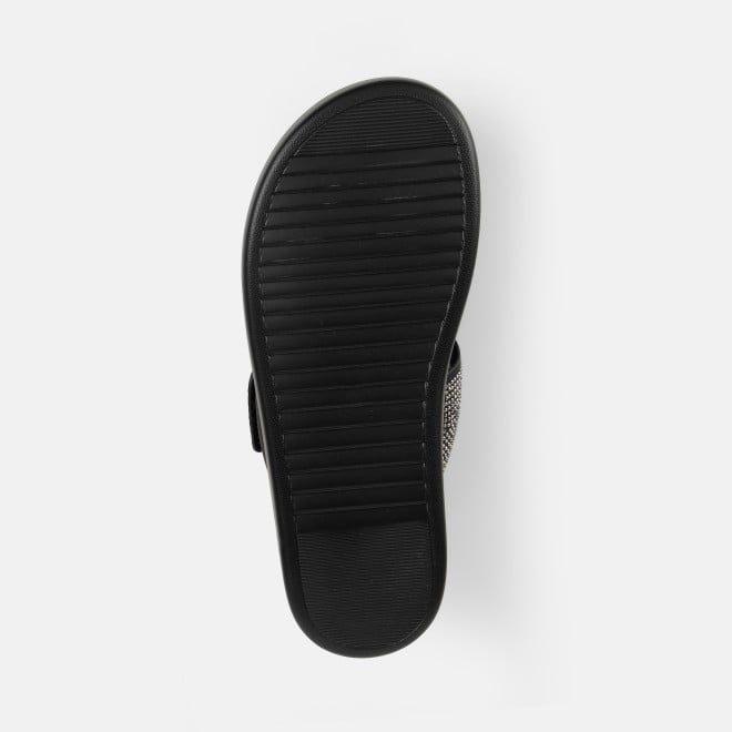 Mochi Women Black Casual Slippers (SKU: 32-1473-11-36)