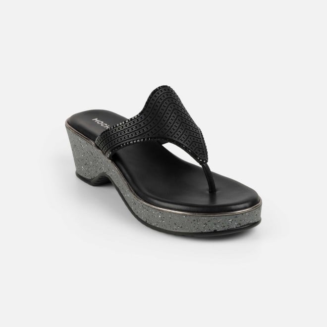 Mochi Women Black Casual Slip Ons (SKU: 32-1474-11-36)