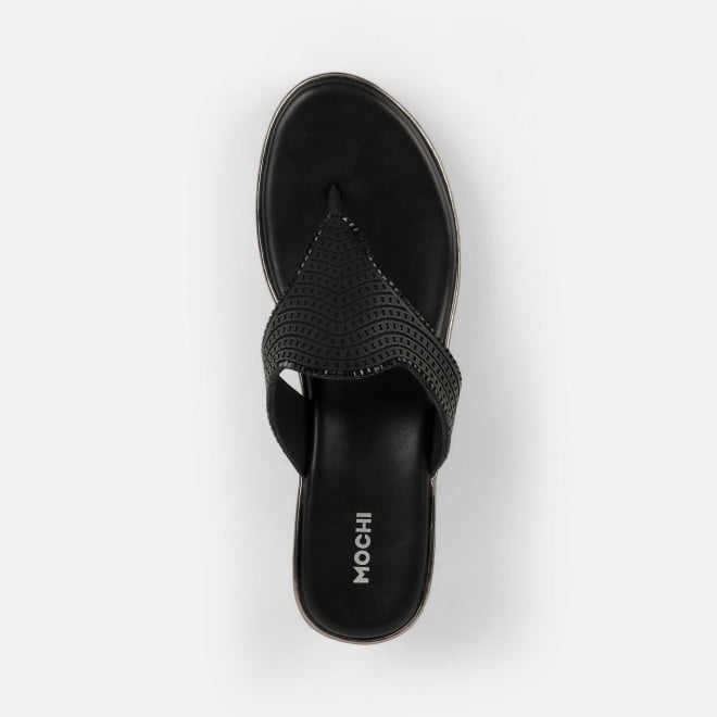 Mochi Women Black Casual Slip Ons (SKU: 32-1474-11-36)