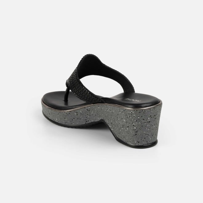 Mochi Women Black Casual Slip Ons (SKU: 32-1474-11-36)