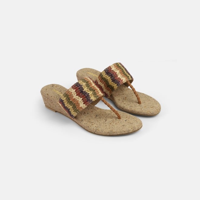 Mochi Women Brown-multi Casual Slip Ons (SKU: 32-1475-64-36)
