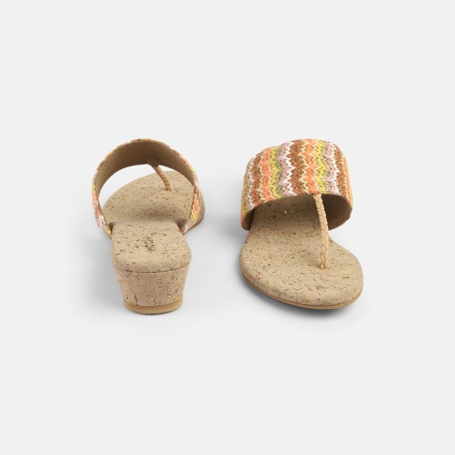 Mochi Women Beige-multi Casual Slip Ons (SKU: 32-1475-63-36)