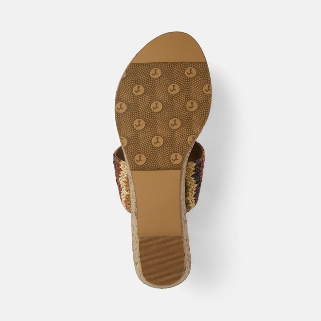 Mochi Women Brown-multi Casual Slip Ons (SKU: 32-1475-64-36)