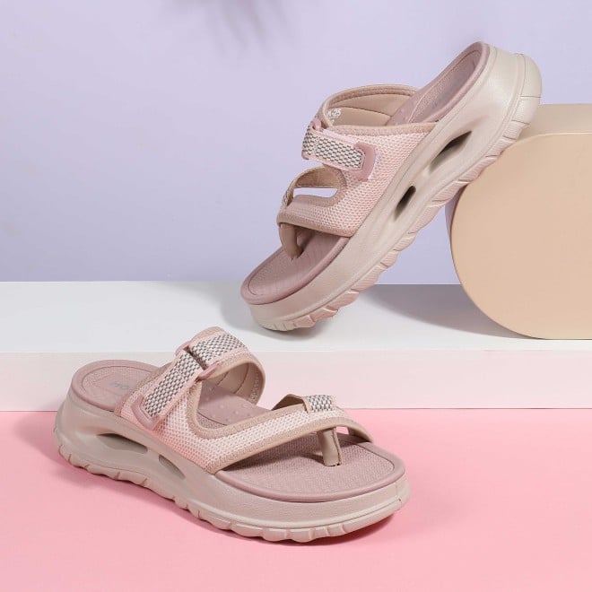 Mochi Women Peach Casual Slippers (SKU: 32-1478-80-37)