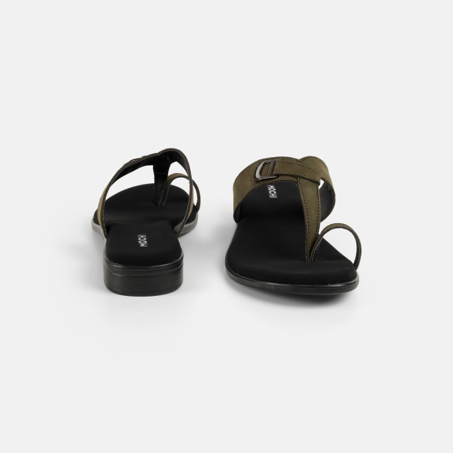 Mochi Women Olive Casual Slippers (SKU: 32-1503-49-36)