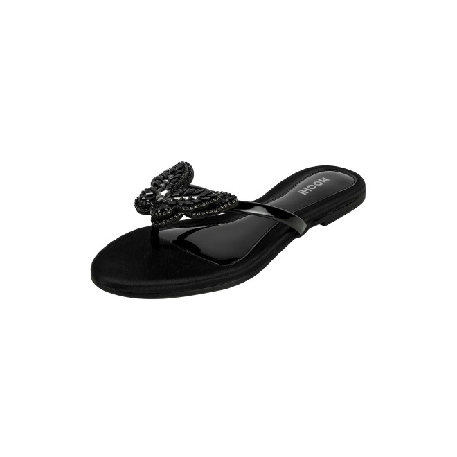 Mochi Women Black Casual Slippers (SKU: 32-1506-11-36)