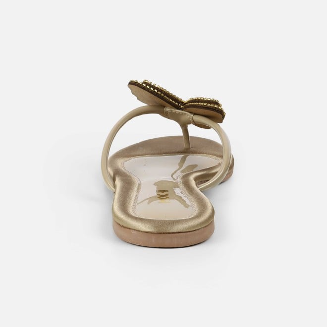 Mochi Women Antic-gold Casual Slippers (SKU: 32-1506L-28-42)