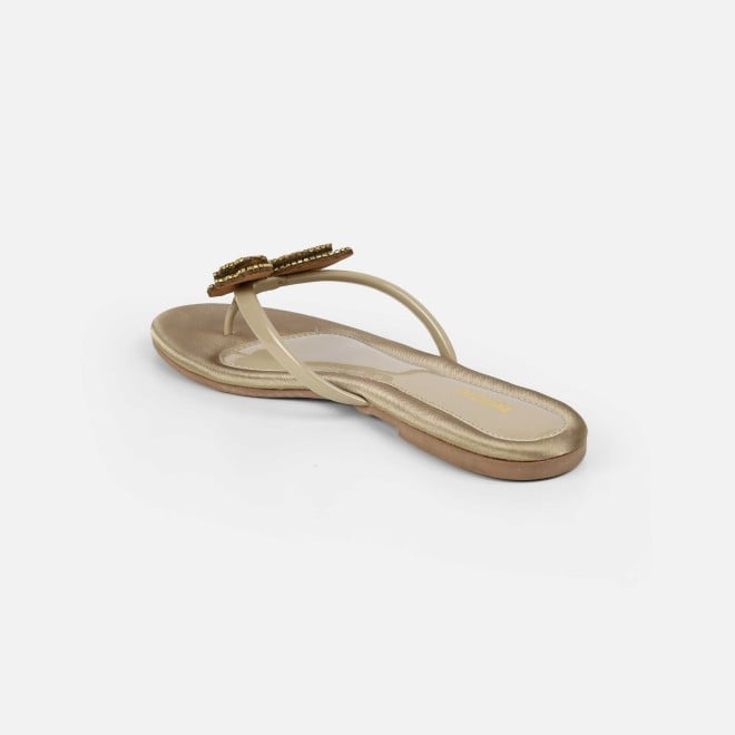 Mochi Women Antic-gold Casual Slippers (SKU: 32-1506L-28-42)