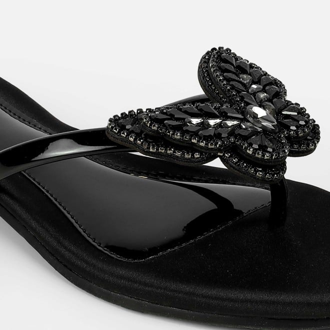 Mochi Women Black Casual Slippers (SKU: 32-1506L-11-42)