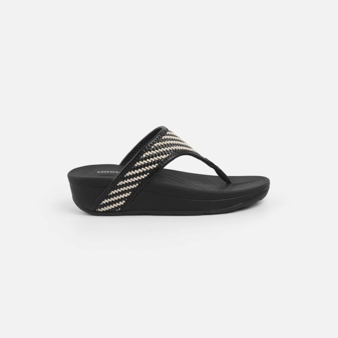Mochi Women Black Casual Slippers (SKU: 32-1510-11-36)