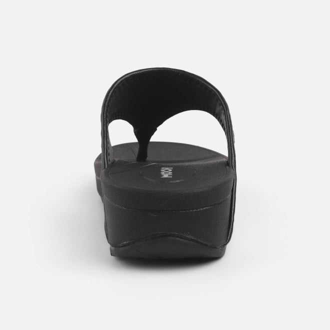 Mochi Women Black Casual Slippers (SKU: 32-1510-11-36)