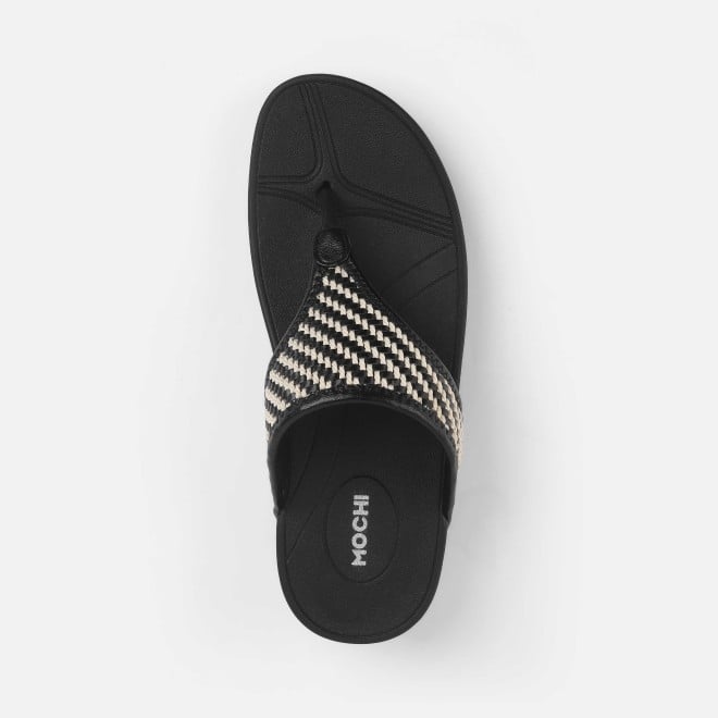 Mochi Women Black Casual Slippers (SKU: 32-1510-11-36)