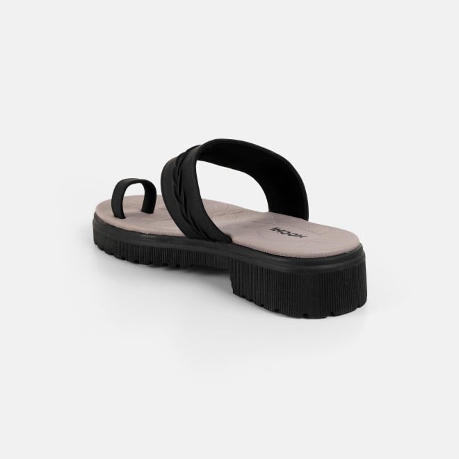 Mochi Women Black Casual Slip Ons (SKU: 32-1529-11-36)