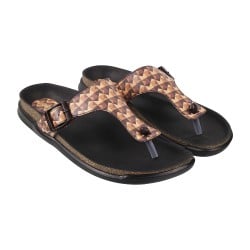 Women Tan Casual Slippers