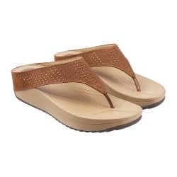 Women Tan Casual Slippers