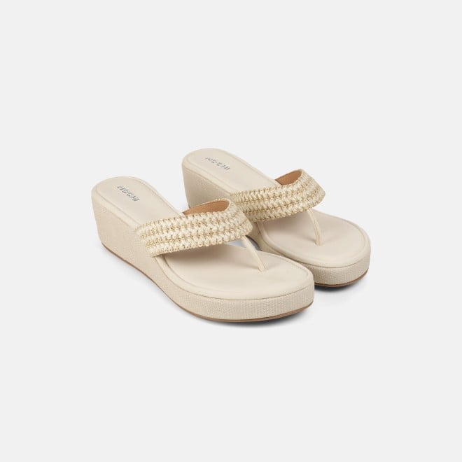 Mochi Women Off-white Casual Slip Ons (SKU: 32-1562-66-36)