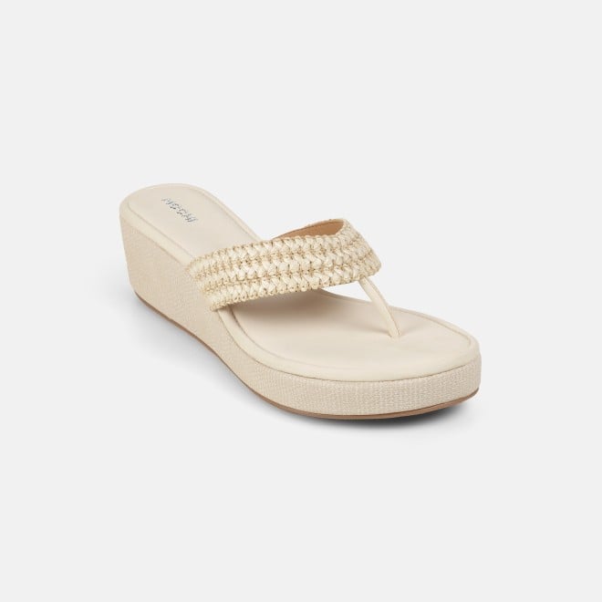 Mochi Women Off-white Casual Slip Ons (SKU: 32-1562-66-36)