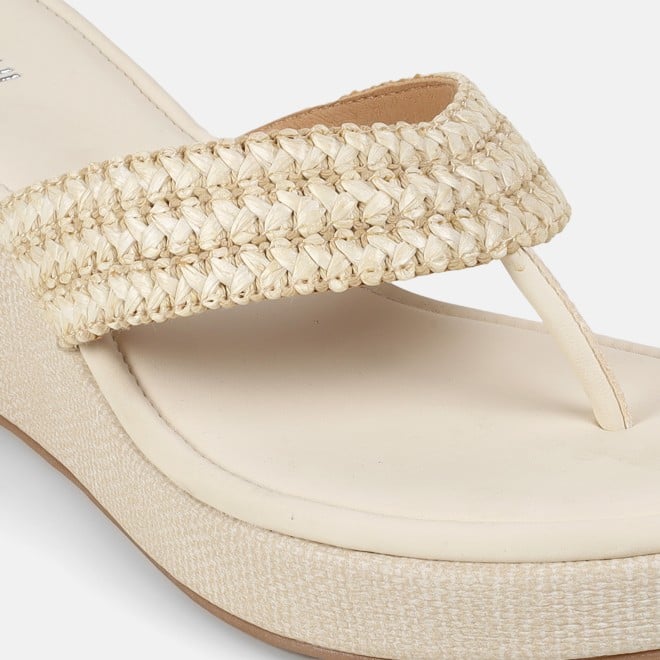 Mochi Women Off-white Casual Slip Ons (SKU: 32-1562-66-36)