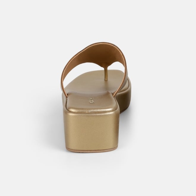 Mochi Women Antic-gold Casual Slip Ons (SKU: 32-1582-28-36)