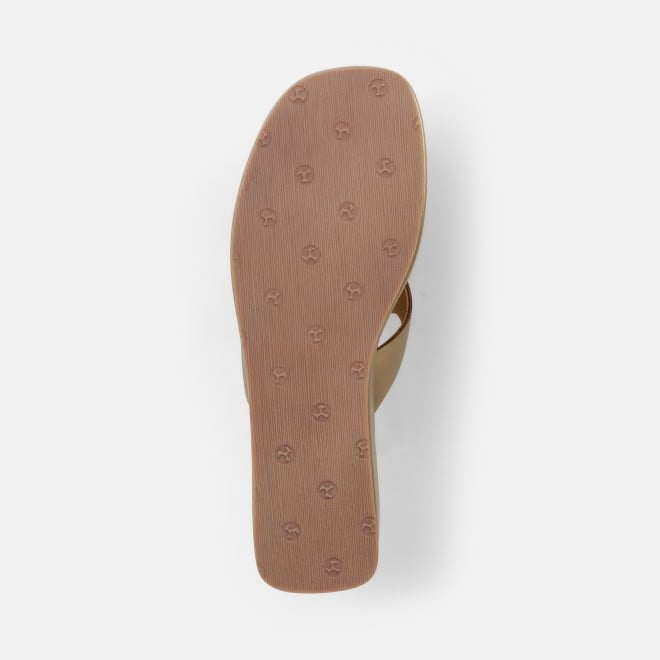 Mochi Women Antic-gold Casual Slip Ons (SKU: 32-1582-28-36)