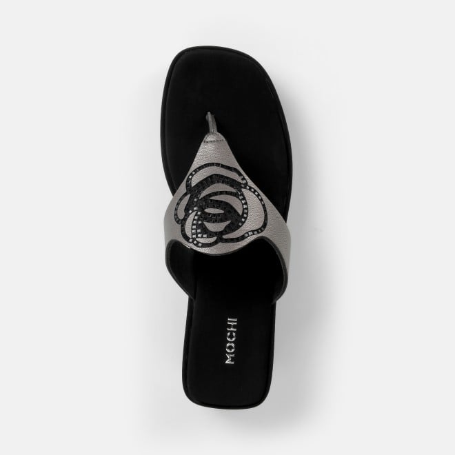 Mochi Women Black Casual Slip Ons (SKU: 32-1582-11-36)