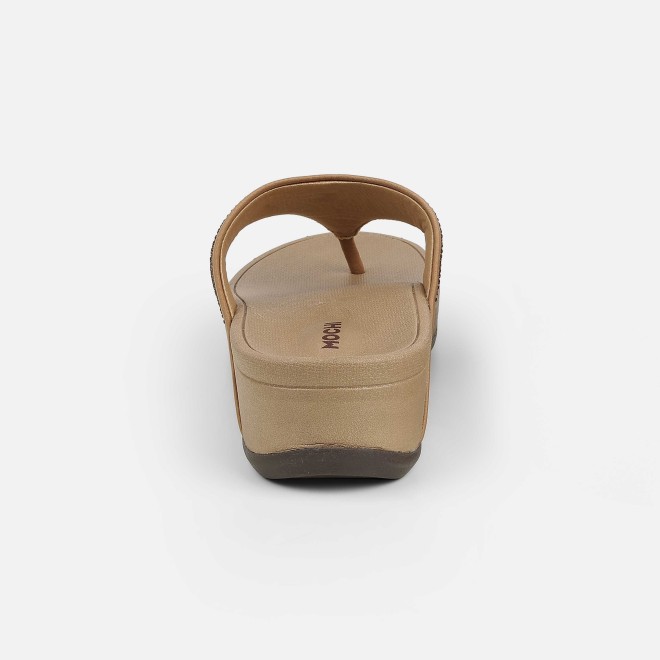 Mochi Women Antic-gold Casual Slippers (SKU: 32-1583-28-36)