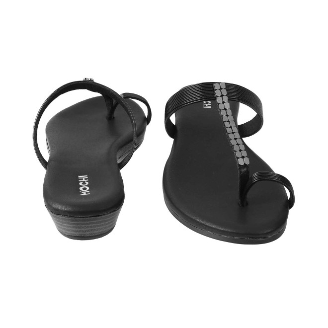Mochi Women Black Casual Slippers (SKU: 32-1649L-11-43)