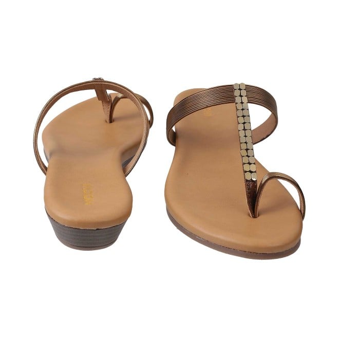 Mochi Women Antic-gold Casual Slippers (SKU: 32-1649L-28-42)