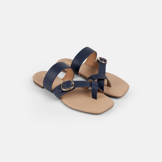 Mochi Women Blue-navy Casual Slip Ons (SKU: 32-1658-17-36)