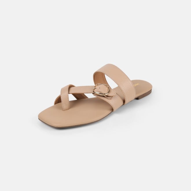 Mochi Women Beige Casual Slip Ons (SKU: 32-1658-20-36)