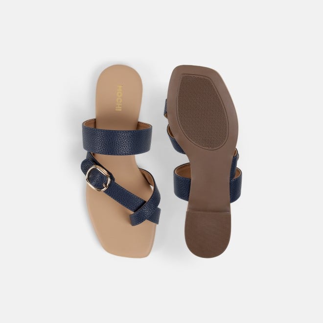 Mochi Women Blue-navy Casual Slip Ons (SKU: 32-1658-17-36)