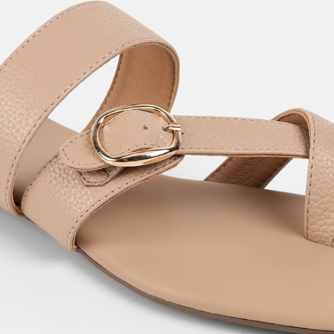 Mochi Women Beige Casual Slip Ons (SKU: 32-1658-20-36)