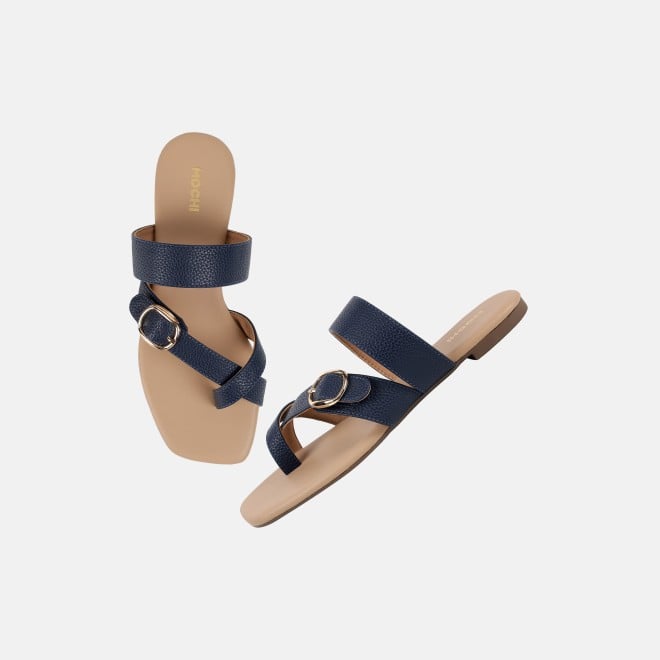 Mochi Women Blue-navy Casual Slip Ons (SKU: 32-1658-17-36)