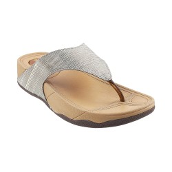 Mochi Antique-Gold Casual Slippers